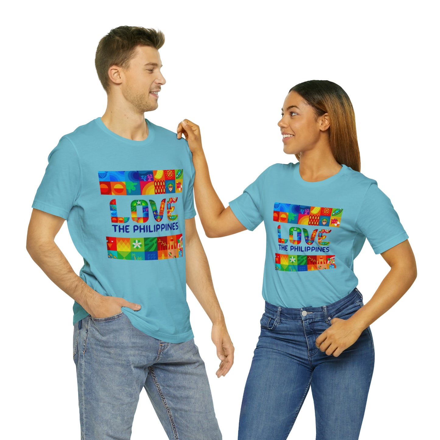 Love the Philippines Shirt , Filipino Shirt, Pinoy Shirt, Philippine Apparel