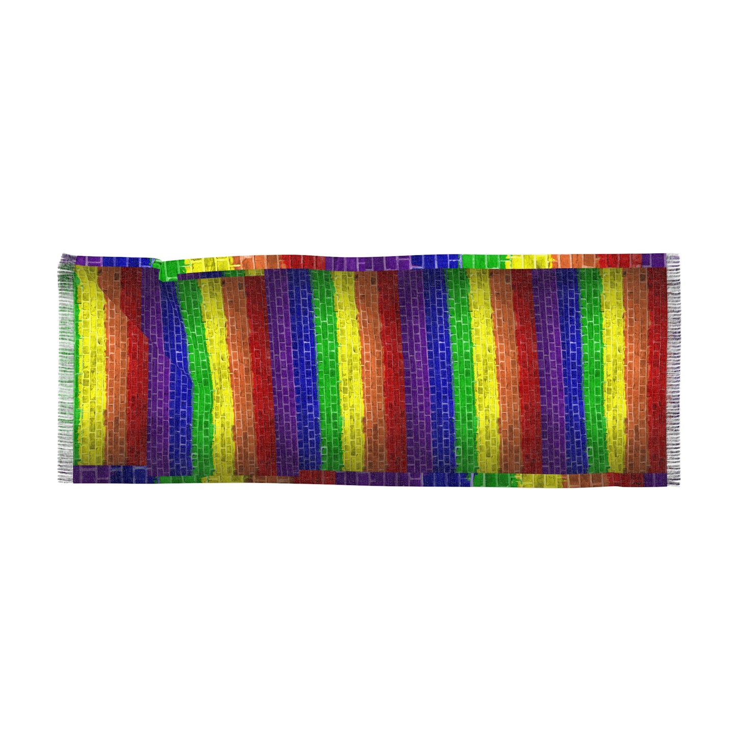 Rainbow Pride LGBT  Light Scarf | Rainbow Color  Scarf | Crisply printed Scarf | Summer Scarf