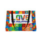 Philippines Filipino Love the Philippines Weekender Tote Bag | Crisply Printed Filipino Travel summer Bag