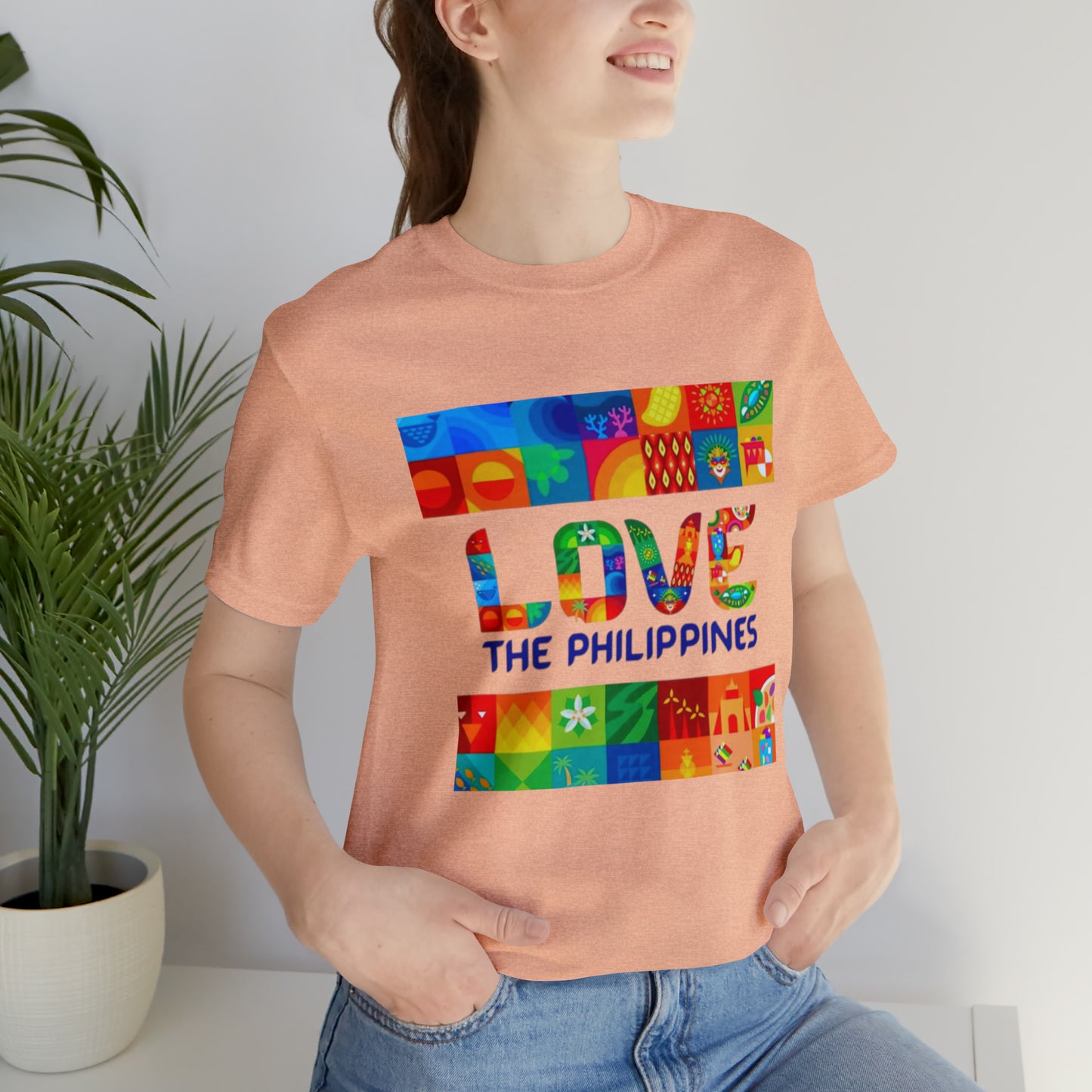 Love the Philippines Shirt , Filipino Shirt, Pinoy Shirt, Philippine Apparel