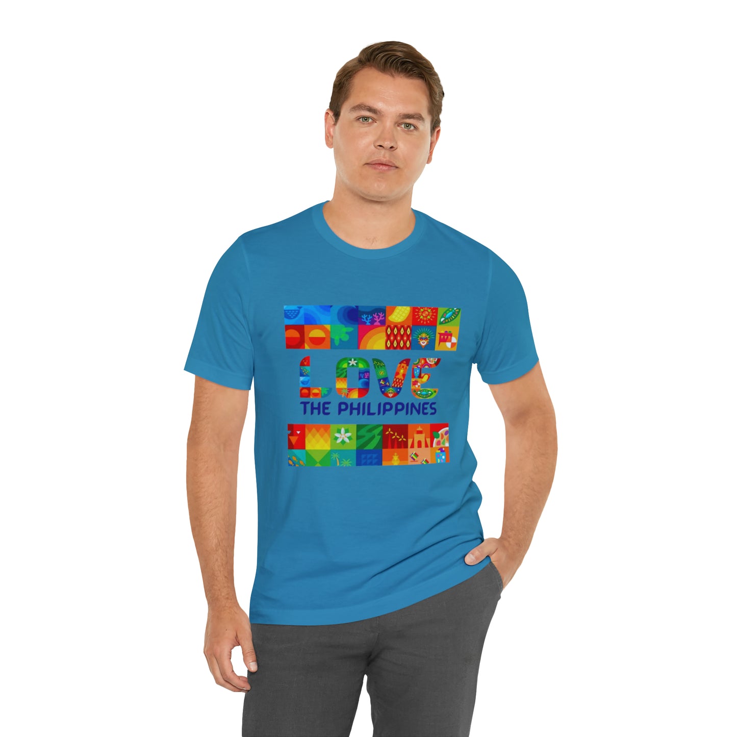 Love the Philippines Shirt , Filipino Shirt, Pinoy Shirt, Philippine Apparel