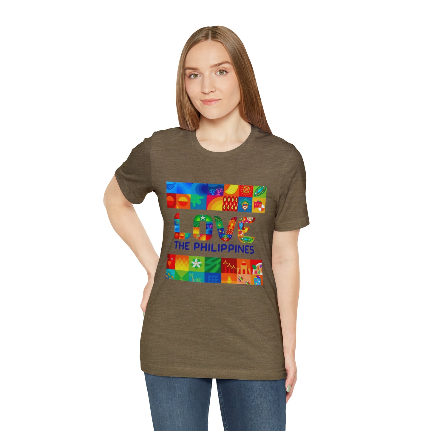 Love the Philippines Shirt , Filipino Shirt, Pinoy Shirt, Philippine Apparel