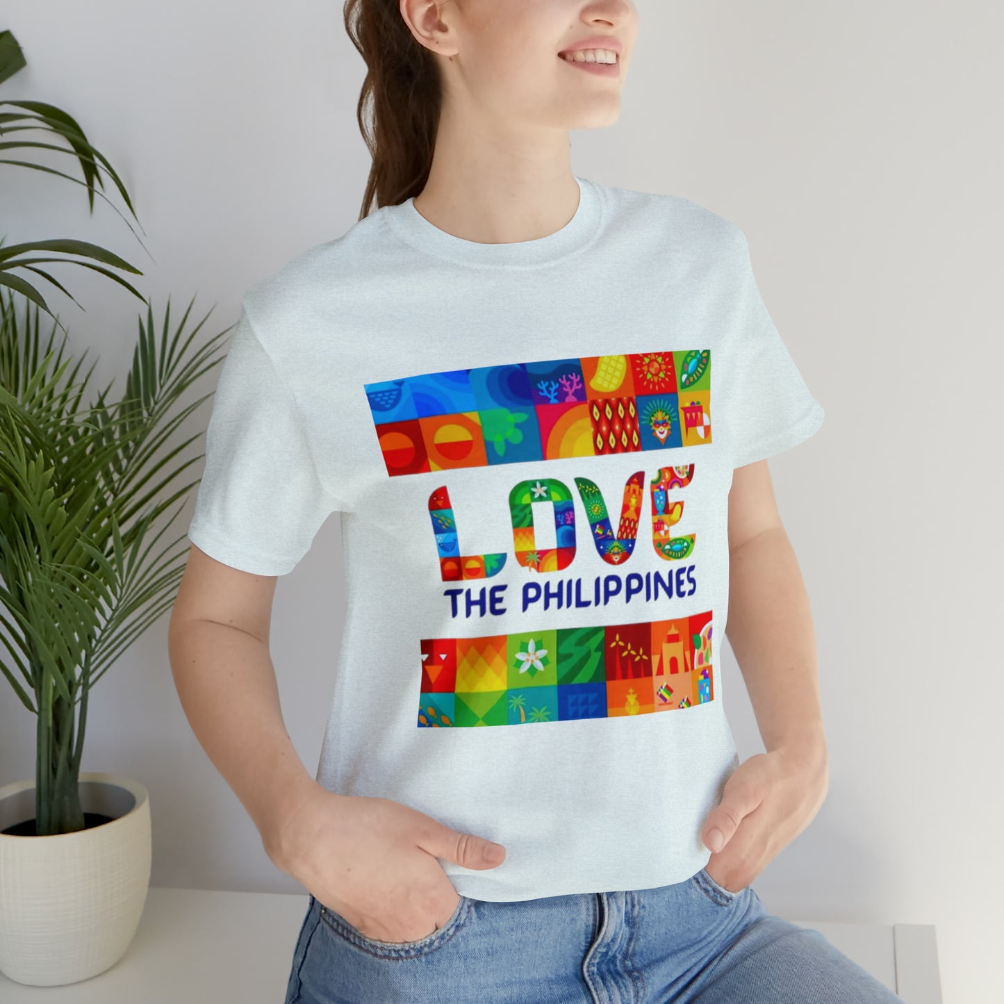 Love the Philippines Shirt , Filipino Shirt, Pinoy Shirt, Philippine Apparel