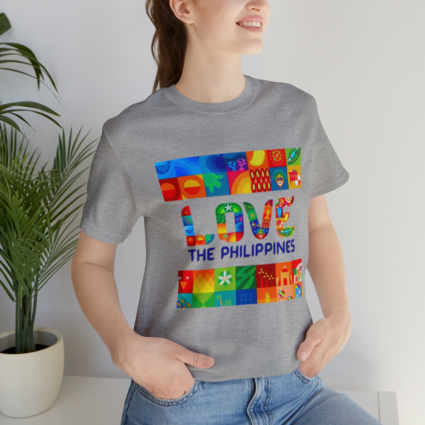 Love the Philippines Shirt , Filipino Shirt, Pinoy Shirt, Philippine Apparel