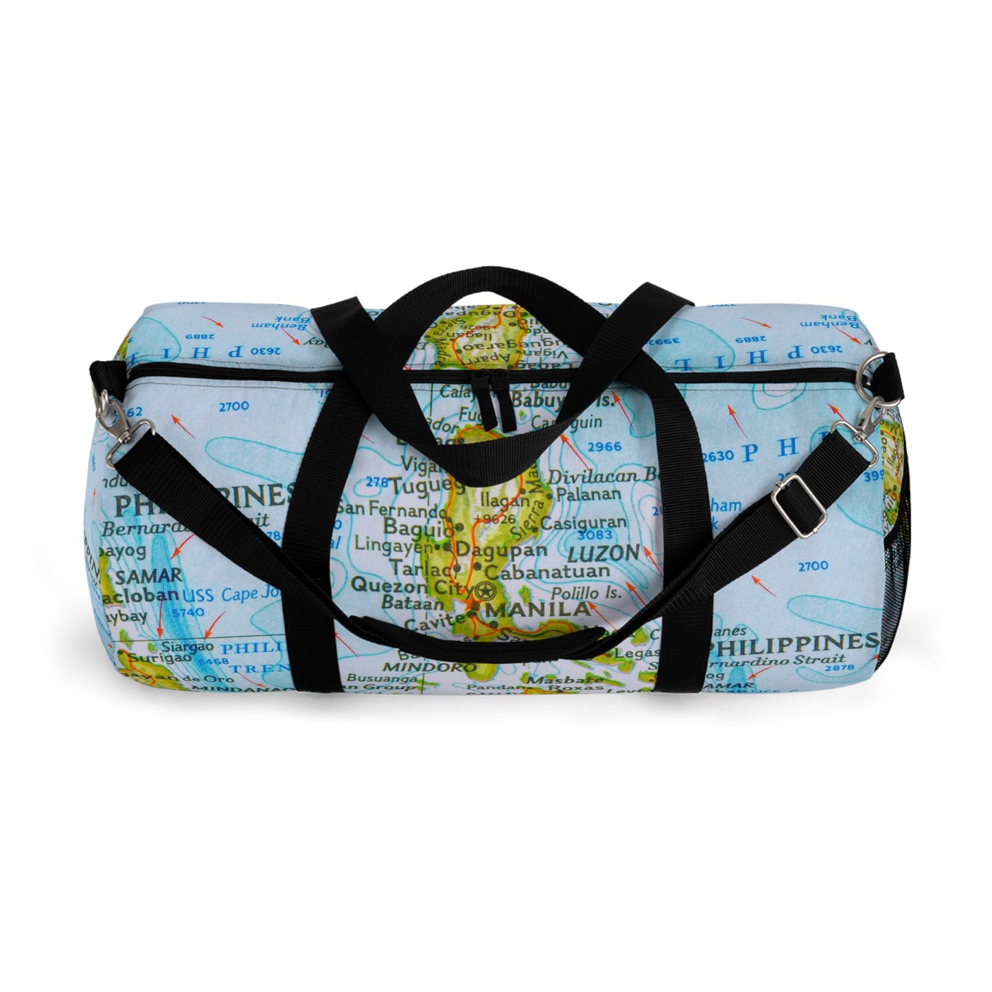 Philippine map Duffel bag | Crisply Printed Filipino Duffel bag | Filipino Summer travels Duffel bag