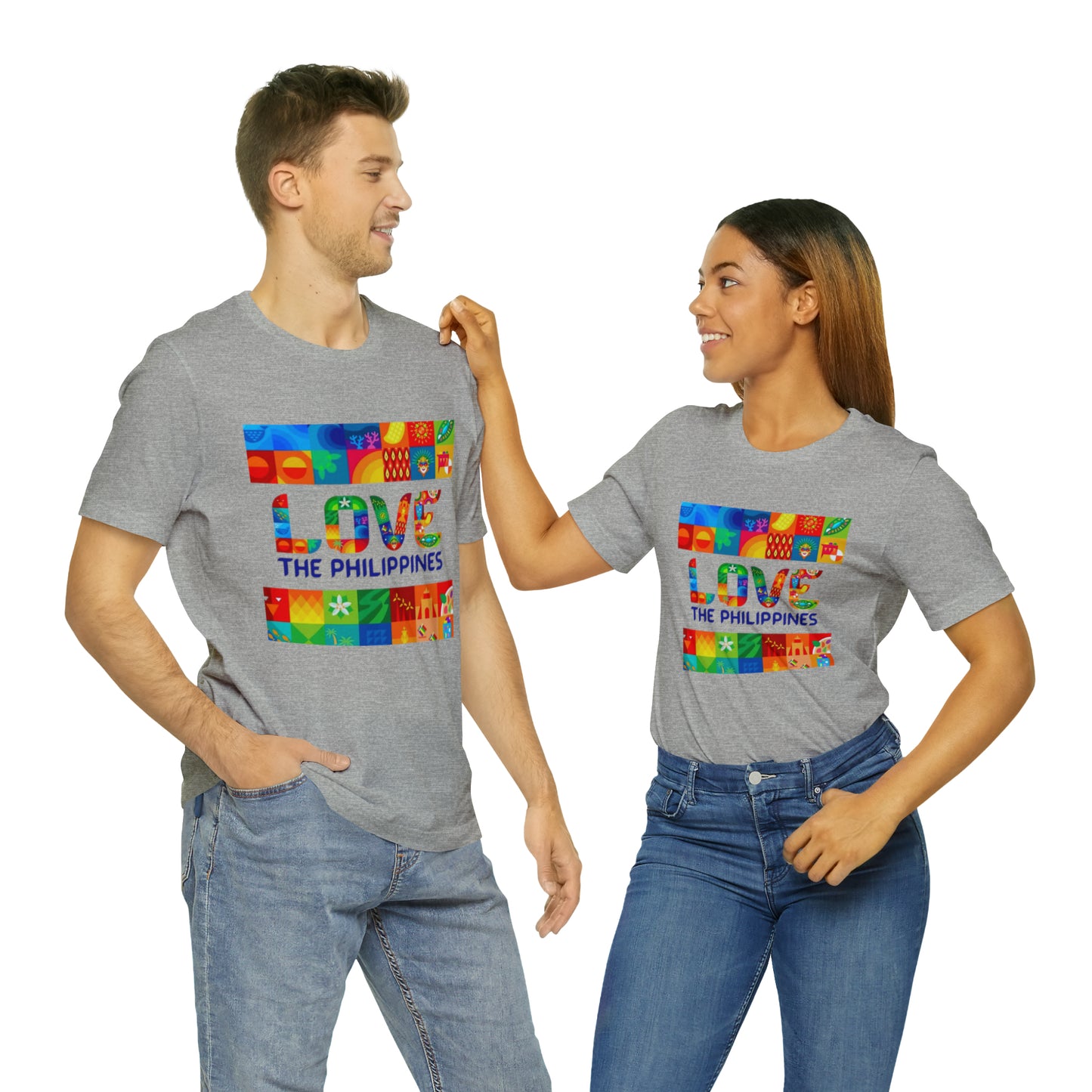 Love the Philippines Shirt , Filipino Shirt, Pinoy Shirt, Philippine Apparel