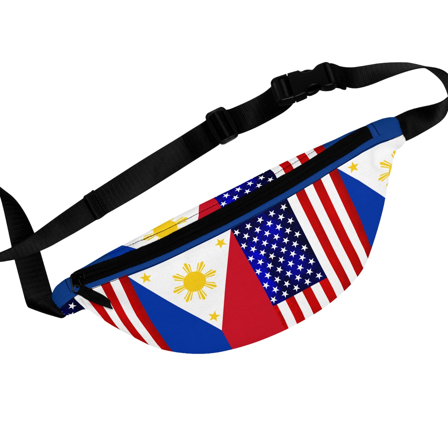 Copy of Philippines - USA Mixed  Flag Fanny Pack | Philam  friendship day | 4th of July fanny pack