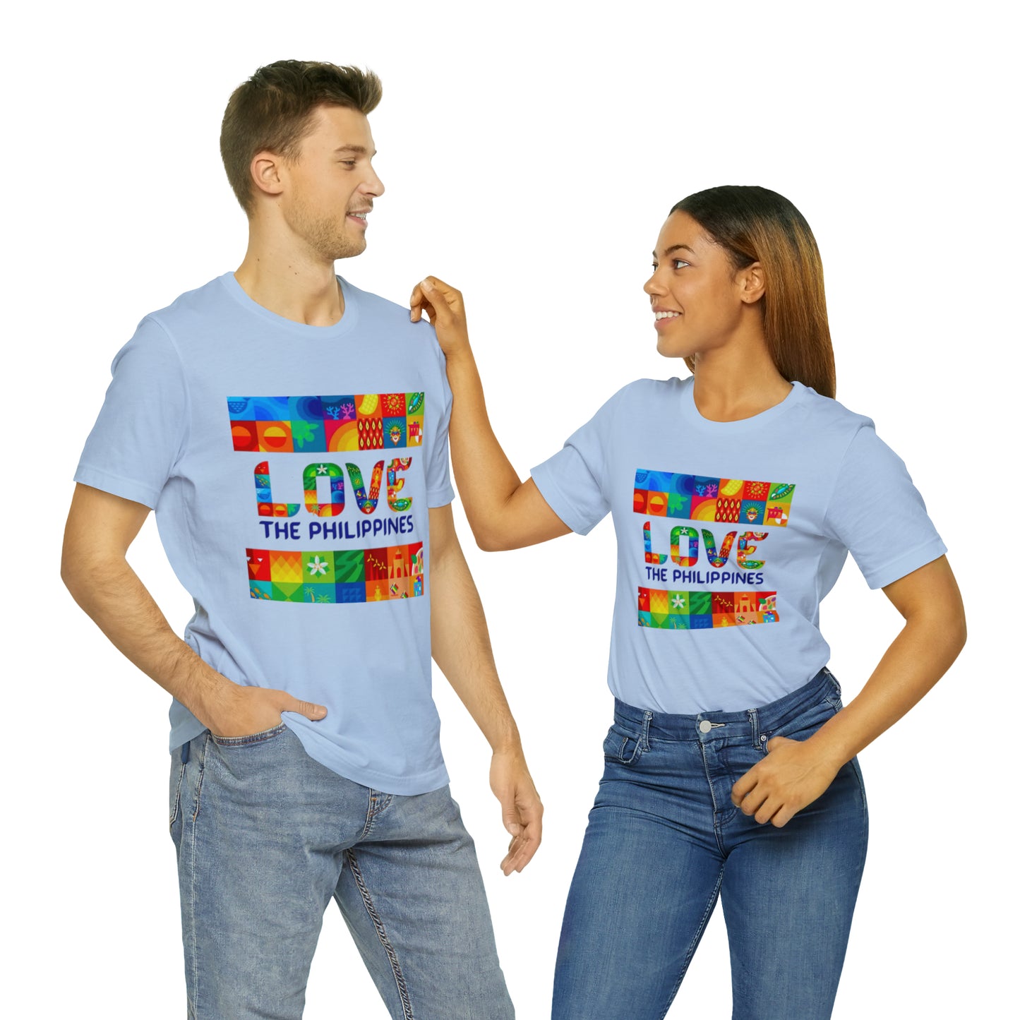 Love the Philippines Shirt , Filipino Shirt, Pinoy Shirt, Philippine Apparel