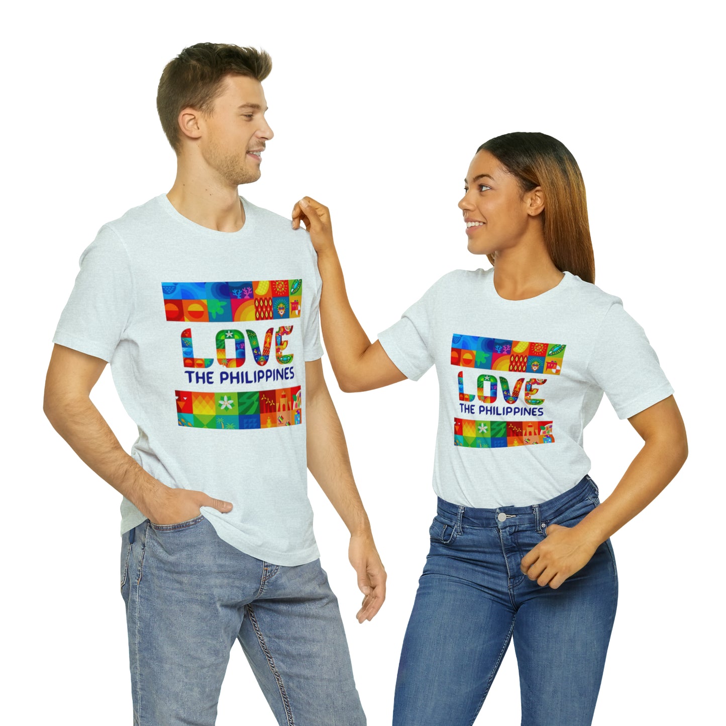 Love the Philippines Shirt , Filipino Shirt, Pinoy Shirt, Philippine Apparel