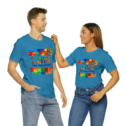 Love the Philippines Shirt , Filipino Shirt, Pinoy Shirt, Philippine Apparel