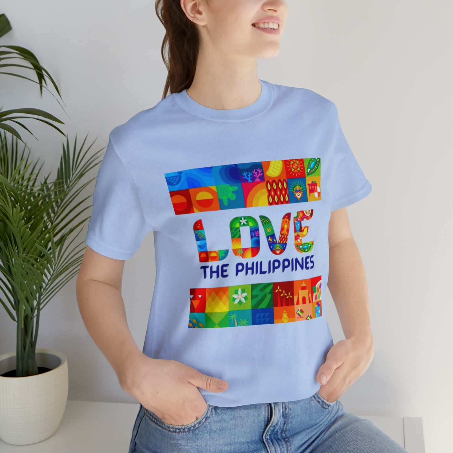 Love the Philippines Shirt , Filipino Shirt, Pinoy Shirt, Philippine Apparel