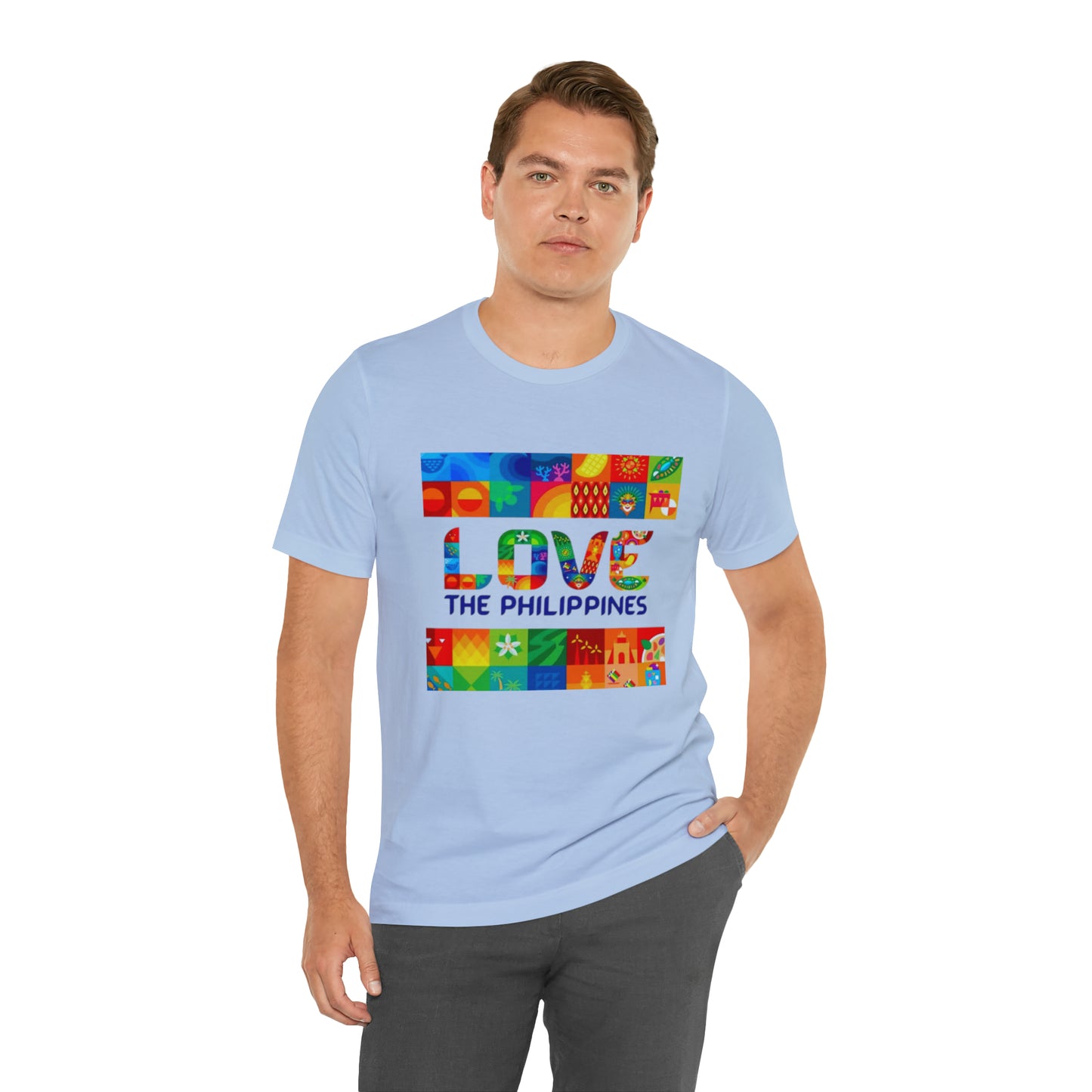 Love the Philippines Shirt , Filipino Shirt, Pinoy Shirt, Philippine Apparel