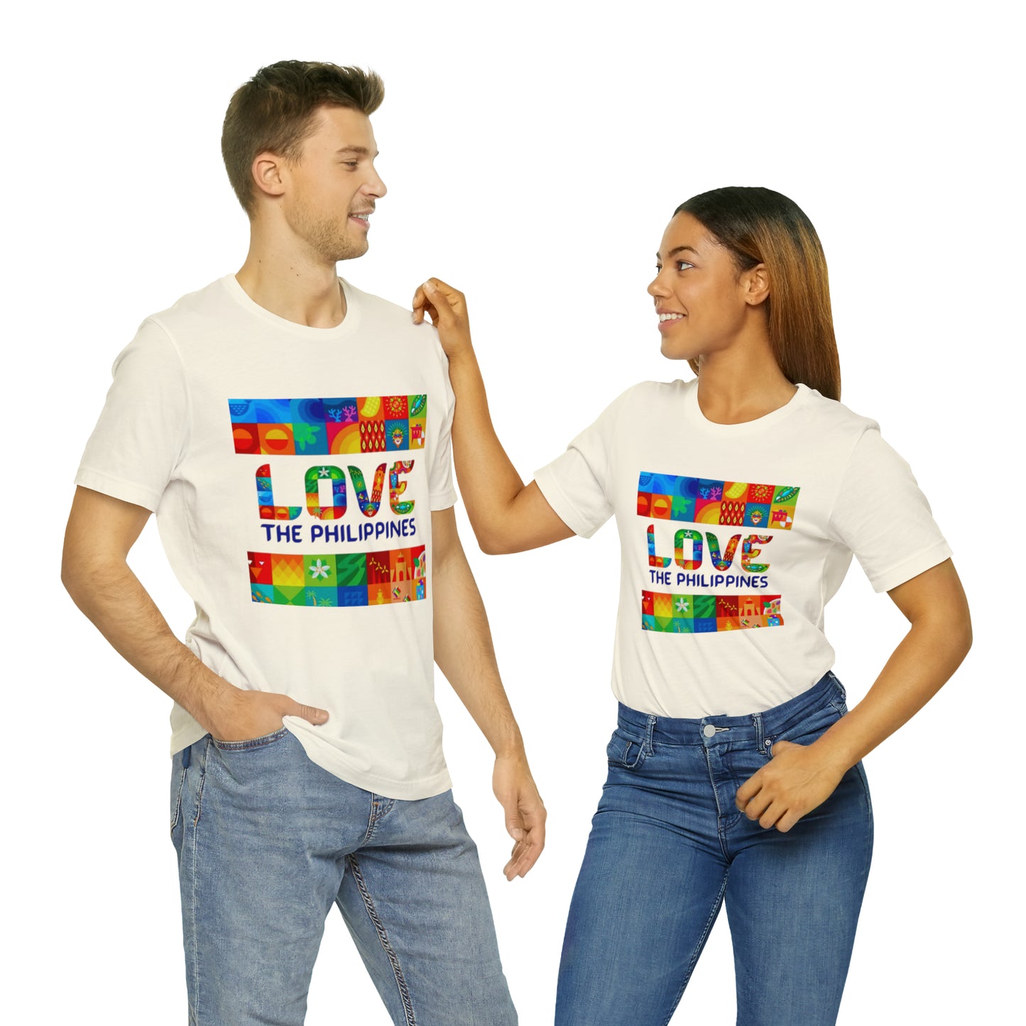 Love the Philippines Shirt , Filipino Shirt, Pinoy Shirt, Philippine Apparel