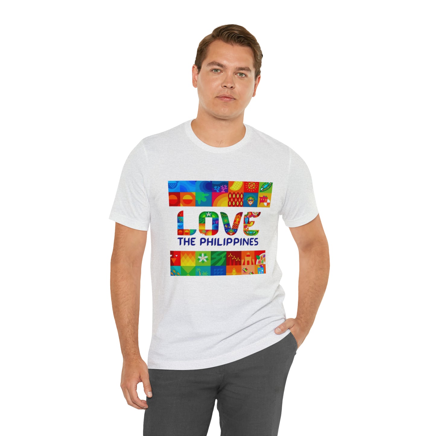Love the Philippines Shirt , Filipino Shirt, Pinoy Shirt, Philippine Apparel