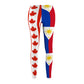 Philippines Canada Mixed Flag Women's  Casual Leggings