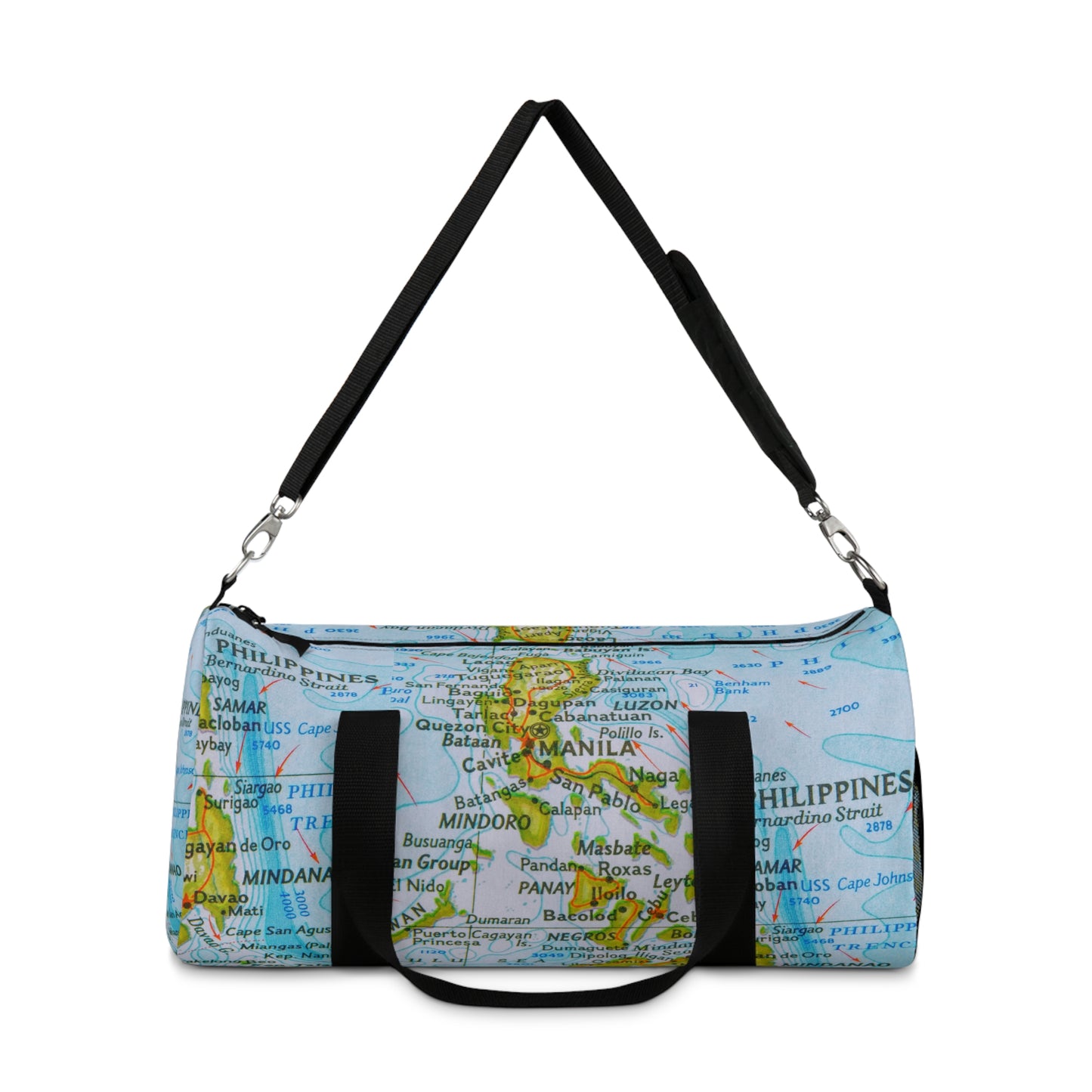 Philippine map Duffel bag | Crisply Printed Filipino Duffel bag | Filipino Summer travels Duffel bag