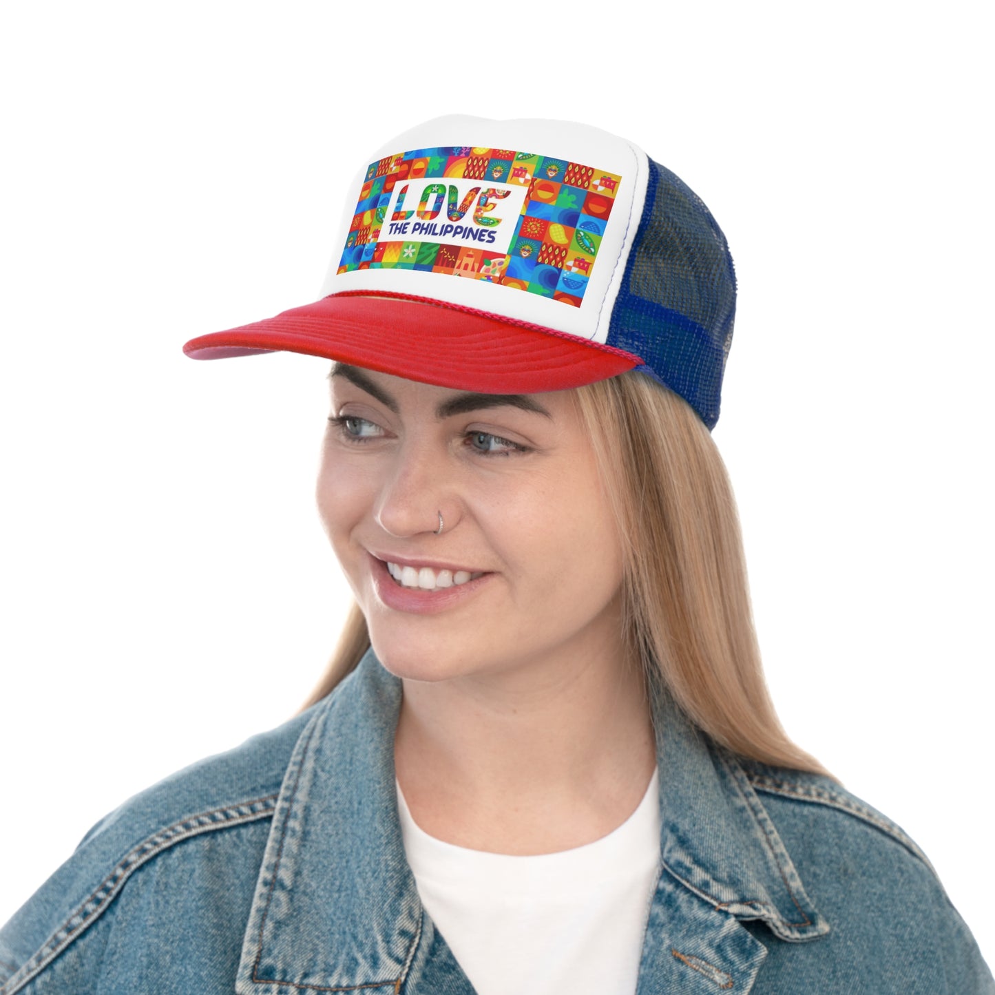 Philippines Filipino " Love  The Philippines "Trucker Caps | Love the Philippines Hat