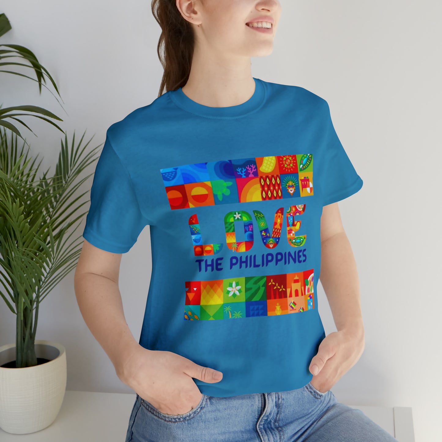 Love the Philippines Shirt , Filipino Shirt, Pinoy Shirt, Philippine Apparel