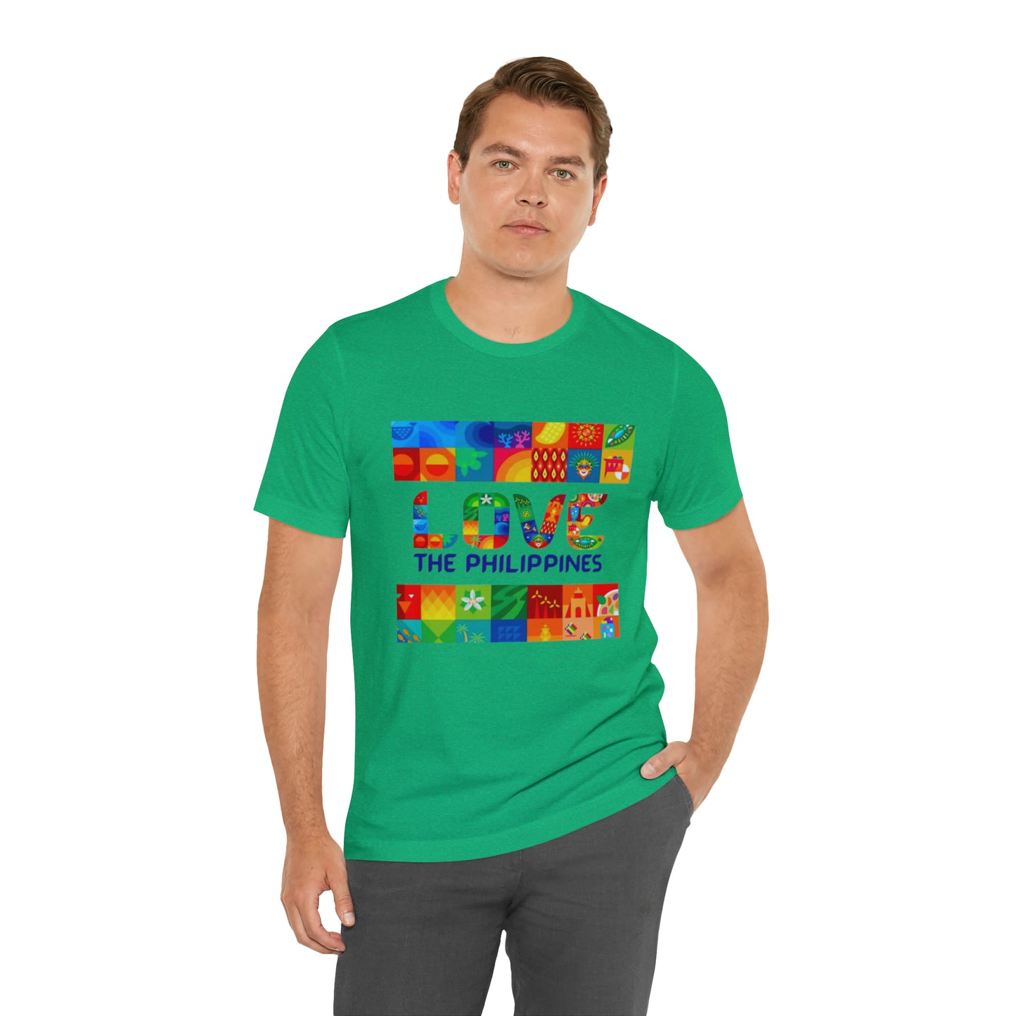 Love the Philippines Shirt , Filipino Shirt, Pinoy Shirt, Philippine Apparel