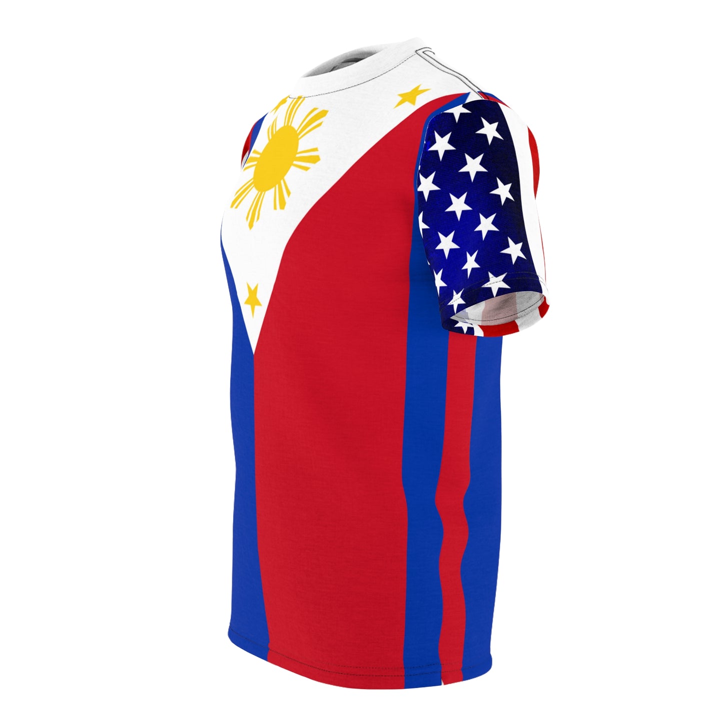 Philippines USA Mixed Flag Theme Unisex Shirt } Filipino American Friendship Shirt | Multi Cultural Shirt