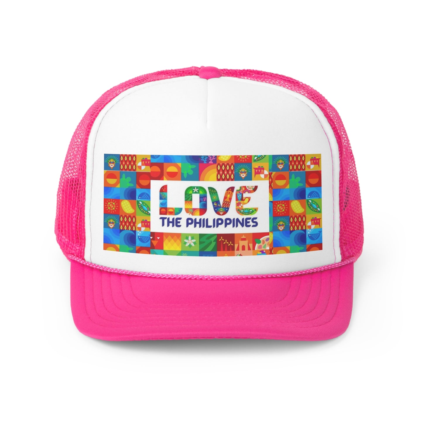 Philippines Filipino " Love  The Philippines "Trucker Caps | Love the Philippines Hat