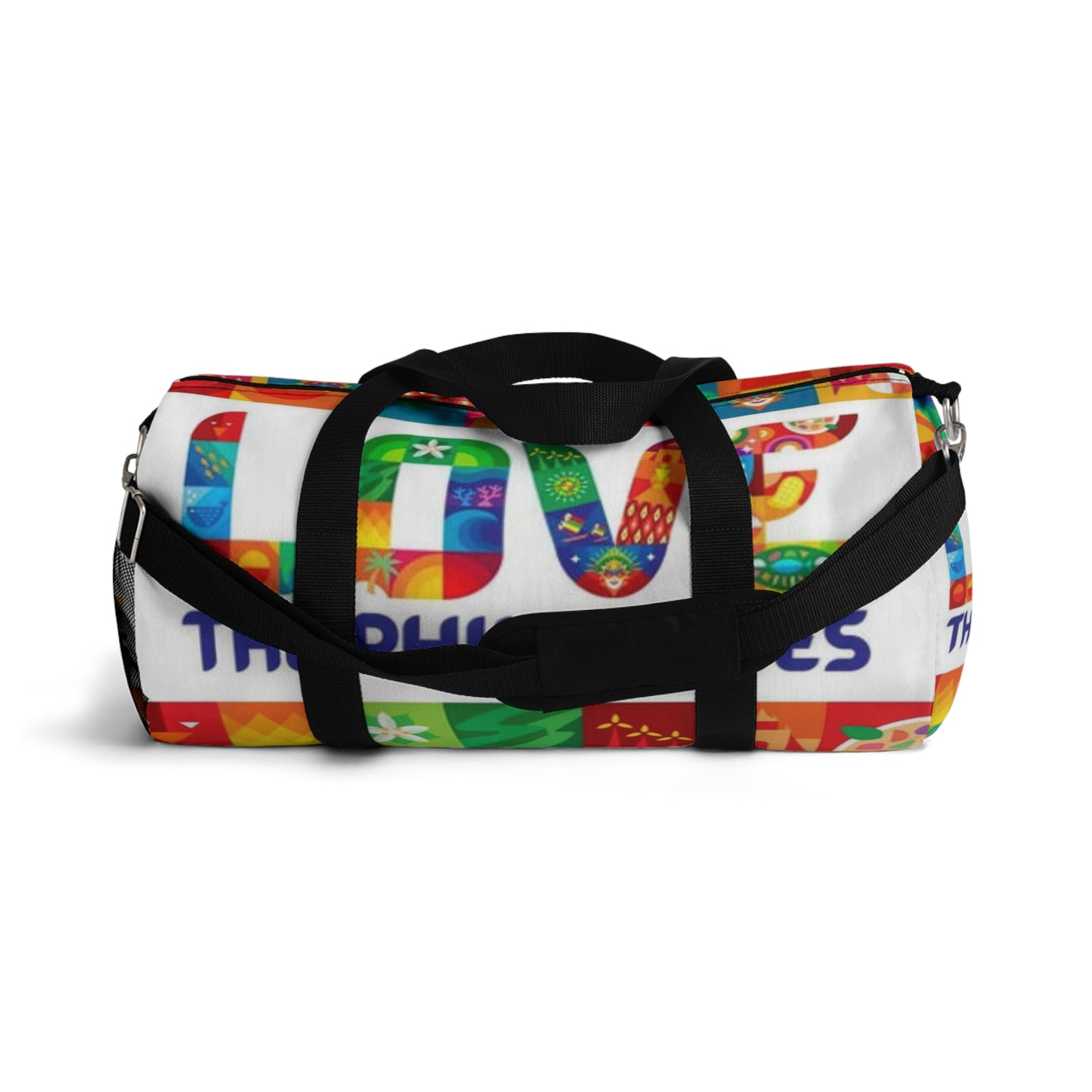 Philippines Filipino "Love the Philippines" Duffel bag | Philippine Travel Bag | Crisply Printed | College Duffel bag
