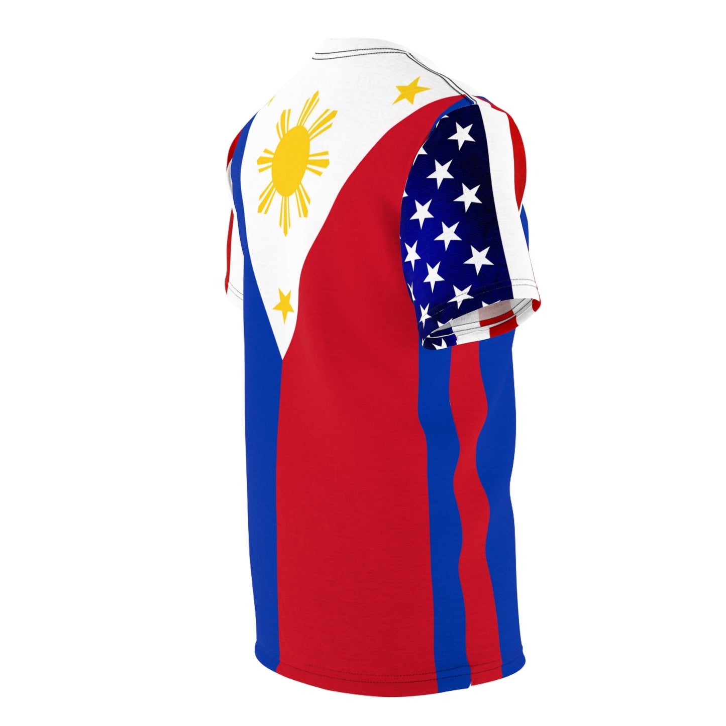 Philippines USA Mixed Flag Theme Unisex Shirt } Filipino American Friendship Shirt | Multi Cultural Shirt