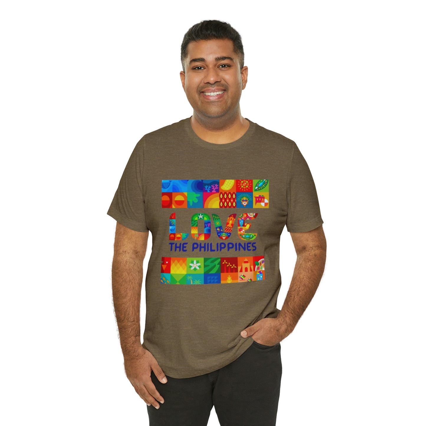 Love the Philippines Shirt , Filipino Shirt, Pinoy Shirt, Philippine Apparel
