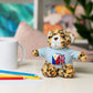 Personalized Filipino Stuffed Animal Toy  with Tee | Philippines & UK Flag | Gift for kids and adults | Holiday Gifting idea