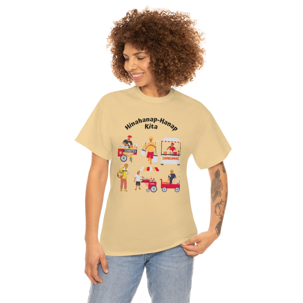 Philippines Hinahanap-hanap Kita Street Foods Unisex Heavy Cotton Shirt (LIght Colors)