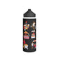 Philippines Street Food Theme Stainless Steel Water Bottle, Standard Lid