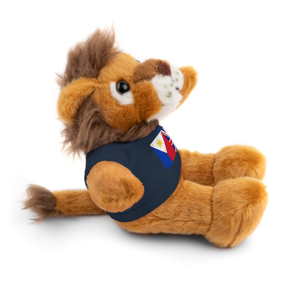 Personalized Filipino Stuffed Animal Toy  with Tee | Philippines & UK Flag | Gift for kids and adults | Holiday Gifting idea