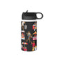 Philippines Street Food Theme Stainless Steel Water Bottle, Standard Lid