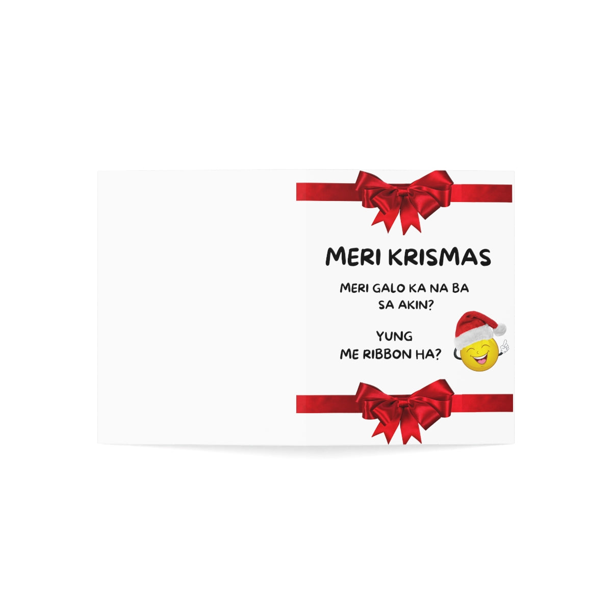 Funny Filipino Greeting card , Personalized Holiday Filipino Folded Greeting Cards