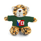 Personalized Filipino Stuffed Animal Toy  with Tee | Philippines & Canada Flag | Gift for kids and adults | Holiday Gifting