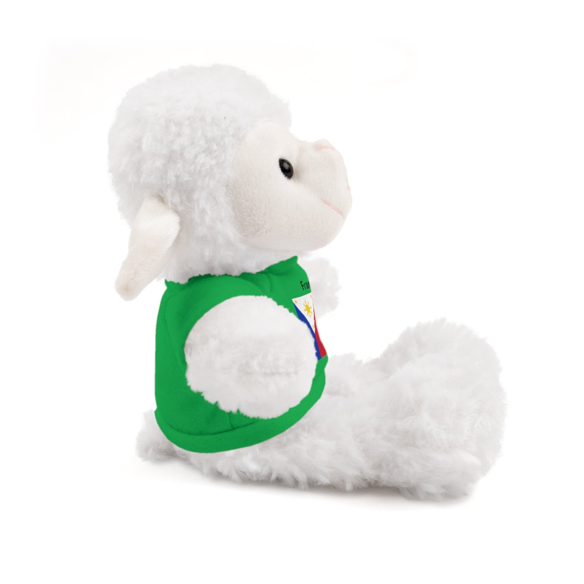 Personalized Filipino Stuffed Animal Toy  with Tee | Philippines & Canada Flag | Gift for kids and adults | Holiday Gifting