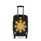 Philippines UK  Flag  Luggage Cover | Personalized Suitcase Protector | Crisply Printed , Washable.