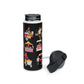 Philippines Street Food Theme Stainless Steel Water Bottle, Standard Lid