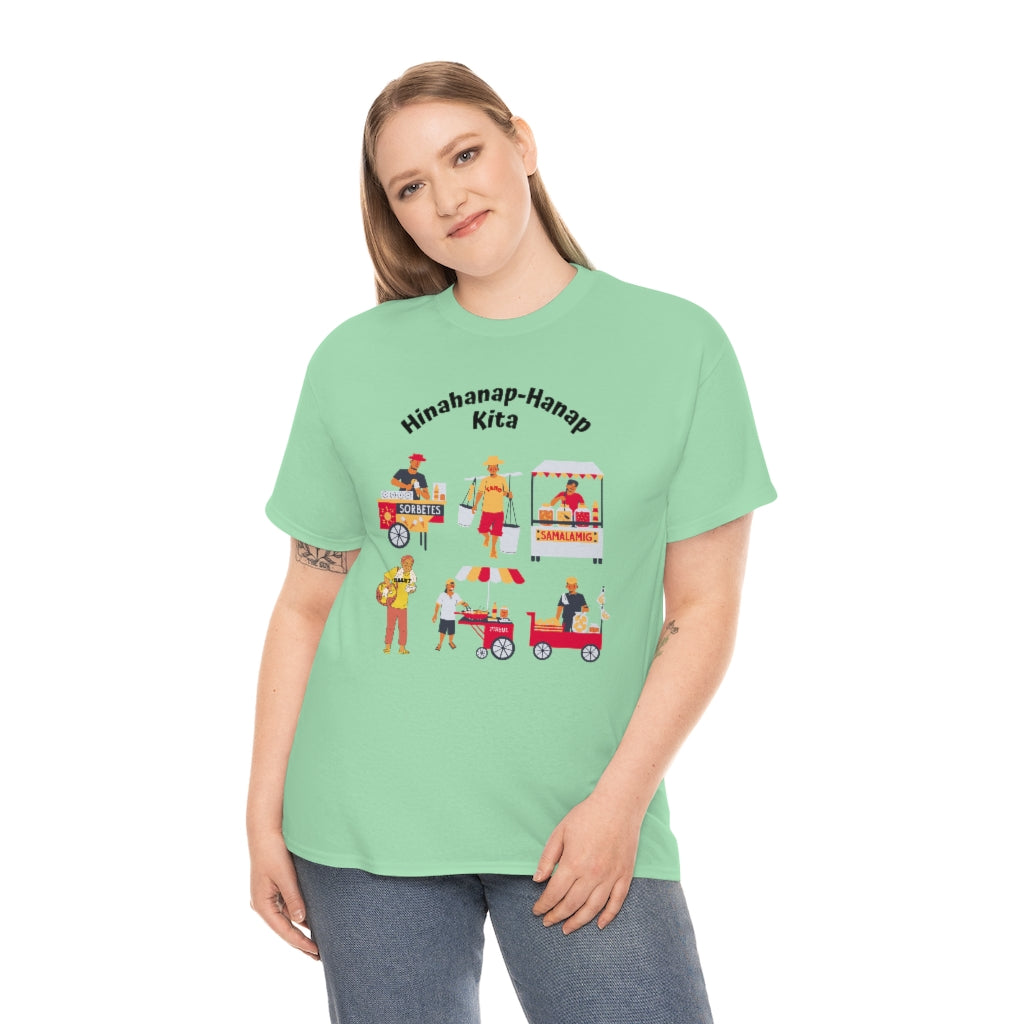 Philippines Hinahanap-hanap Kita Street Foods Unisex Heavy Cotton Shirt (LIght Colors)
