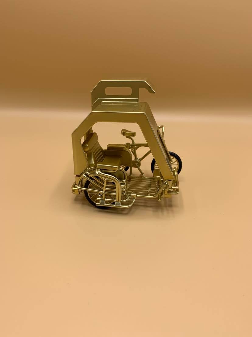 Philippines Pedicab Filipino Souvenir Decorative Toy Gold Edition | Filipino gift idea. Philippine Filipino Pinoy Holiday Birthday Gift.