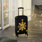 Personalized Philippine Star Luggage Cover | Personalized Suitcase Protector | Crisply Printed , Washable.