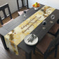 Filipino Christmas Maligayang Pasko  Gold & Ornamentt Theme Table Runner (Cotton, Poly) | Filipino Holiday Table Runner