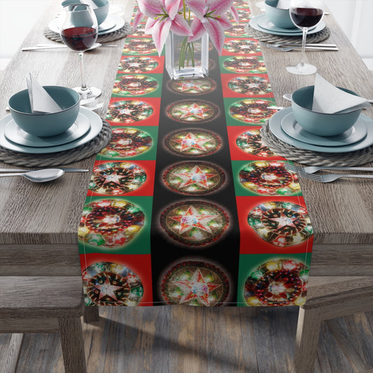 Philippines Filipino Christmas Lantern Arol themed Table Runner (Cotton, Poly)