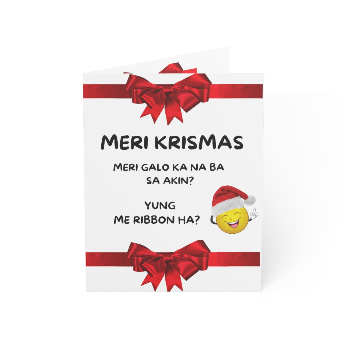 Funny Filipino Greeting card , Personalized Holiday Filipino Folded Greeting Cards