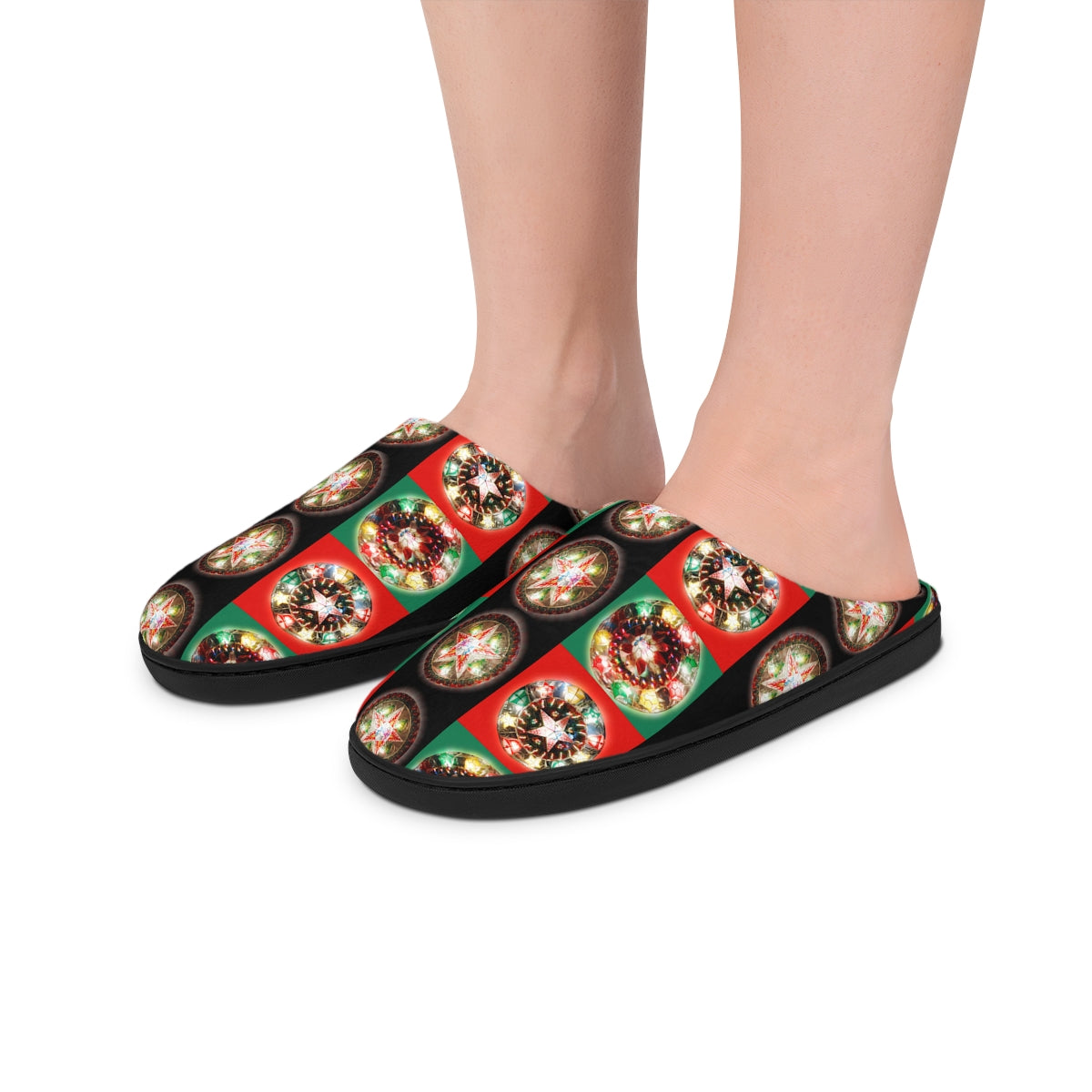 Philippines Filpino Christmas Parol  Men | Women's Indoor Slippers | Filipino stocking stuffers | Unique Filipino holiday Gift Idea