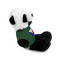 Personalized Filipino Stuffed Animal Toy  with Tee | Philippines & UK Flag | Gift for kids and adults | Holiday Gifting idea