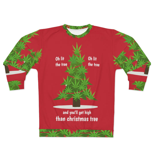 Funny Ugly Sweater | Christmas Sweater with a Pun | Adult Ugly Sweater