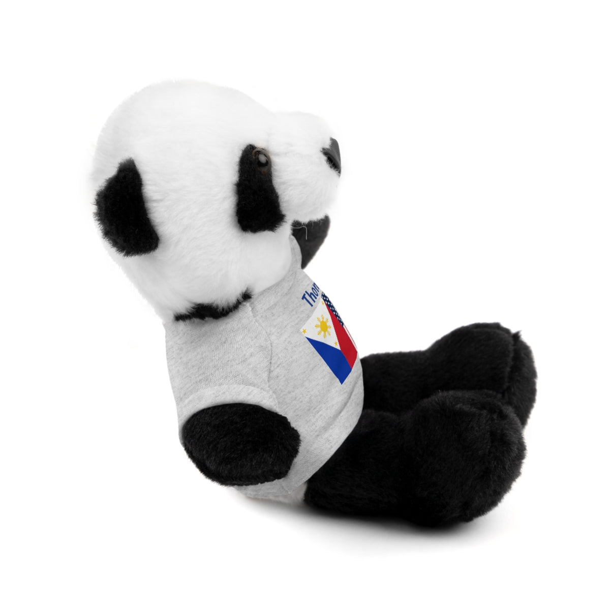 Personalized Filipino Stuffed Animal Toy  with Tee | Philippines and USA Flag | Gift for kids and adults | Holiday Gifting