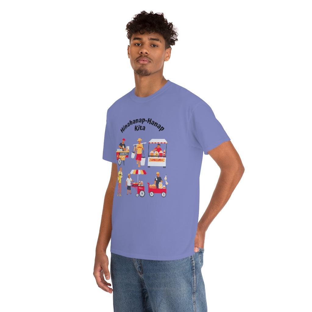 Philippines Hinahanap-hanap Kita Street Foods Unisex Heavy Cotton Shirt (LIght Colors)
