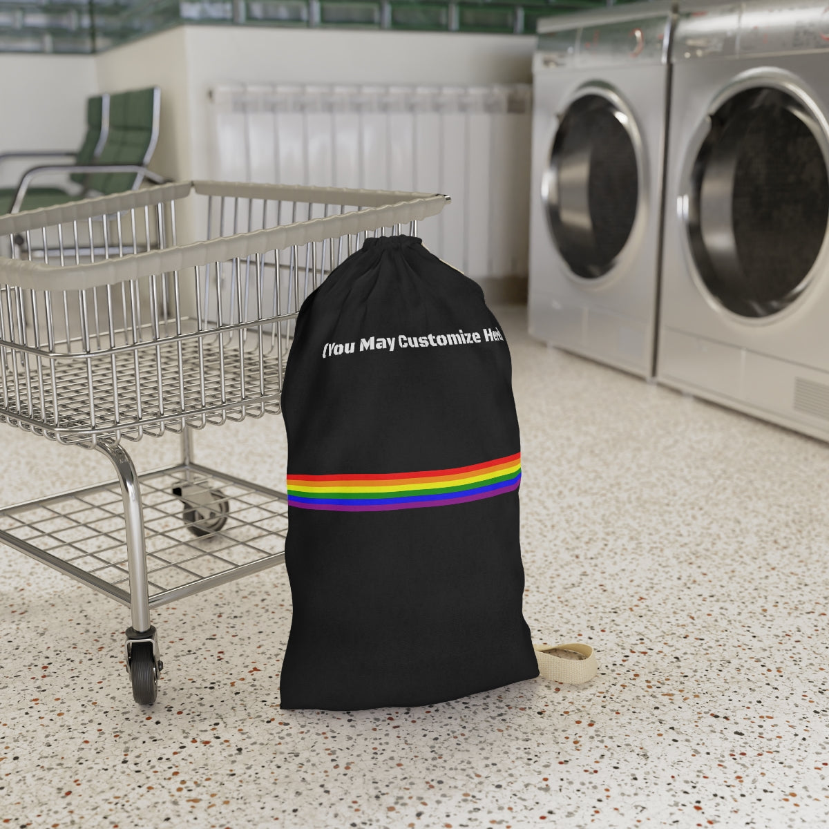 Personalized LGBT College Dorm Laundry Bag |  Customizable Laundry bag ,